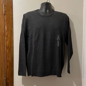 NWT Alfani XL heather gray crewneck lightweight sweater.